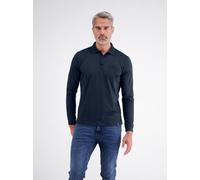 LERROS Legeres Langarm-Polo aus Mischgewebe mit Brusttasche - Classic Navy S