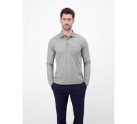 LERROS Langarm Polo mit Brusttasche aus Baumwollmix - Basalt Grey S