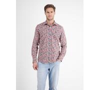 LERROS Langarmhemd für Herren, floral bedruckt - Earth Red S