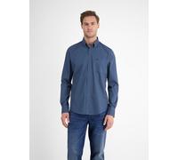 LERROS Langarmhemd Herren Regular Fit Baumwolle blau, XXL