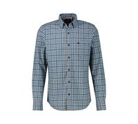 LERROS Kariertes Flanellhemd in Übergrössen - Storm Blue 3XL