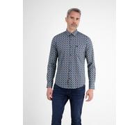 Langarmhemd LERROS "LERROS Herren Langarmhemd, modisch gemustert", Herren, Gr. L, Normal- und Kurzgrößen, scandinavian rot, 100% Baumwolle, Hemden (56797360-L) scandinavian rot