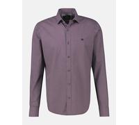 LERROS Langarmhemd in Übergrössen, dezent gemustert - Scandinavian Red 4XL