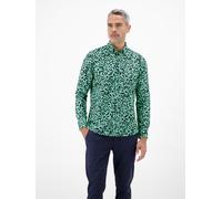 LERROS Langarmhemd mit floralem Print aus Mischgewebe - Mint Water XXL