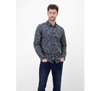 LERROS Langarmhemd mit floralem Printmuster - Classic Navy L
