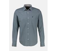 LERROS Langarmhemd mit Karomuster aus 100% Baumwolle - Arctic Blue L