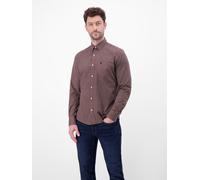 LERROS Langarmhemd mit Karomuster aus 100% Baumwolle - Vivid Red L