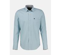 LERROS Langarmhemd Herren Regular Fit Baumwolle blau, 5XL