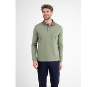LERROS Langarmpolo für Herren in Strukturoptik - Nordic Olive M