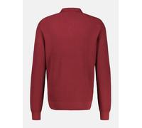 LERROS Langarmpoloshirt in Übergröße, gestrickt - Deep Garnet Red 4XL