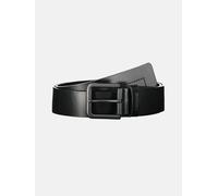 LERROS Ledergürtel MATTHEW mit schwarzer Schließe - Black 110