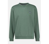 LERROS Legeres Sweatshirt mit Rundkragen aus weichem Baumwollmix - Basil Green M