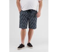 LERROS Leichte Chino-Bermuda mit Print, grosse Größen - Blue Night 44