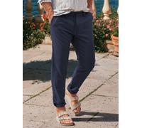 LERROS Leichte Chino mit Gürtelschlaufen, Baumwollmix - Blue Night W34_L32