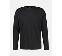 LERROS Longsleeve in Grossen Grössen - Black 5XL