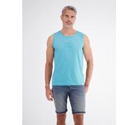 LERROS Luftiges Tanktop aus Baumwolle mit trendigem Slogan-Print - Reef Blue XXXL