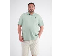 LERROS Maskulines Poloshirt mit griffiger Struktur in großen Größen - Bay Green 3XL