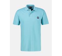 LERROS Maskulines Poloshirt mit griffiger Struktur in großen Größen - Reef Blue 5XL