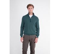 Troyer LERROS, Herren, Gr. L, grün (cedar grün), Strick, Obermaterial: 100% Baumwolle, normal hüftbedeckend, Rundhals, Bündchen, Pullover Troyer, mit Logo-Badge (18516305-L) cedar grün