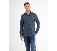 LERROS Modisches Poplinhemd für Herren mit Stretchanteil - Classic Navy S