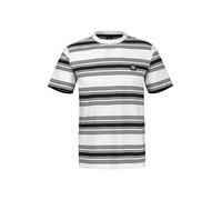 LERROS T-Shirt im Streifenlook mit O-Neck - Broken White L