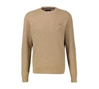 LERROS Herren Strickpullover in Strukturqualität - Light Coffee XXXL