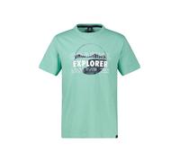 LERROS T-Shirt mit Brustprint und Rundhalsausschnitt - Mint Water XXL