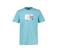 LERROS Baumwoll T-Shirt mit Motiv-Print und bequemem Rundkragen - Reef Blue L