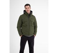 Outdoorjacke LERROS "LERROS Fieldjacket mit Kapuze, gefüttert" Gr. XL, grün (olive) Herren Jacken (92899856-XL) olive