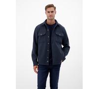 LERROS Overshirt Hemdjacke in Wolloptik - Classic Navy XXXL