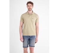 LERROS Polo in Jersey-Qualität mit Brusttasche aus reiner Baumwolle - Gravel Beige M