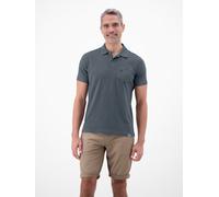 LERROS Polo in Jersey-Qualität mit Brusttasche aus reiner Baumwolle - Lava Grey L