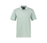 LERROS Poloshirt aus Jacquard mit Waffelstruktur in Vintage-Optik - Bay Green XXL