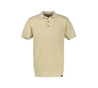 LERROS Unifarbenes Poloshirt in Strukturqualität - Soft Stone XL