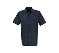 LERROS Poloshirt mit durchgehender Knopfleiste, unifarben - Classic Navy L