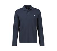 LERROS Sportliches Polo mit langen Ärmeln aus reiner Baumwolle - Classic Navy XL