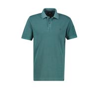 LERROS Poloshirt, unifarben aus gestreiftem Piqué-Gewebe - Soft Teal XL