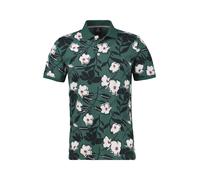 LERROS Poloshirt mit floralem Print aus 100% Baumwolle - Soft Teal XL