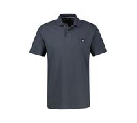 LERROS Maskulines Poloshirt aus Baumwolle mit griffiger Struktur - Lava Grey L