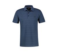Poloshirt LERROS "Polo aus leichtem Baumwollmischgewebe mit griffiger Haptik", Herren, Gr. XL, storm blau, 77% Baumwolle, 20% Polyester, 3% Elasthan, ohne Ausschnitt, Shirts (41380622-XL) storm blau