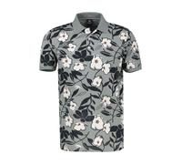 Poloshirt LERROS, Damen, Gr. M, mint water, Single Jersey, Obermaterial: 100% Baumwolle, bedruckt, regular fit normal, ohne Ausschnitt, angesetztes Bündchen, Shirts, mit All-Over Print (67725202-M) mi