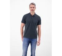 LERROS Poloshirt, unifarben aus gestreiftem Piqué-Gewebe - Classic Navy M