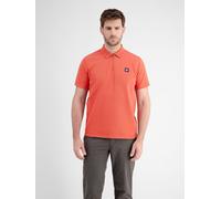 LERROS Poloshirt für Herren mit Reißverschluss in Cool & Dry Qualität - Deep Coral Red S