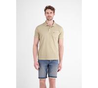 LERROS Polo in Jersey-Qualität mit Brusttasche aus reiner Baumwolle - Gravel Beige L