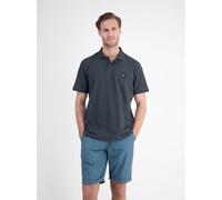 Poloshirt LERROS "Maskulines Poloshirt aus Baumwolle mit griffiger Struktur", Herren, Gr. XL, grau (lava grau), 100% Baumwolle, ohne Ausschnitt, Shirts (59473908-XL) lava grau
