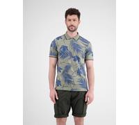 LERROS Modisches Poloshirt, sommerlich gemustert - Tinted Grey L