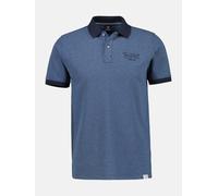 LERROS Poloshirt in Melange Optik - Classic Navy 6XL