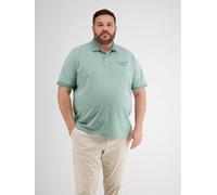 LERROS Poloshirt in Melange Optik - Coastal Sea Blue 6XL
