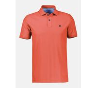 Poloshirt LERROS "Poloshirt mit COOL & DRY in GROSSEN GRÖSSEN", Herren, Gr. 5XL, vivid rot, 60% Baumwolle, 40% Polyester, ohne Ausschnitt, Shirts, Übergröße, Feuchtigkeitsregulierend, angenehm kühl, P