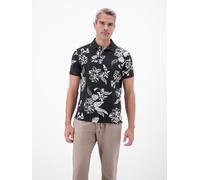 LERROS Poloshirt mit floralem All-over-Print, 100 % Baumwolle - Classic Navy S